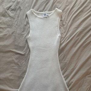 Princess Poly White Knit Dress